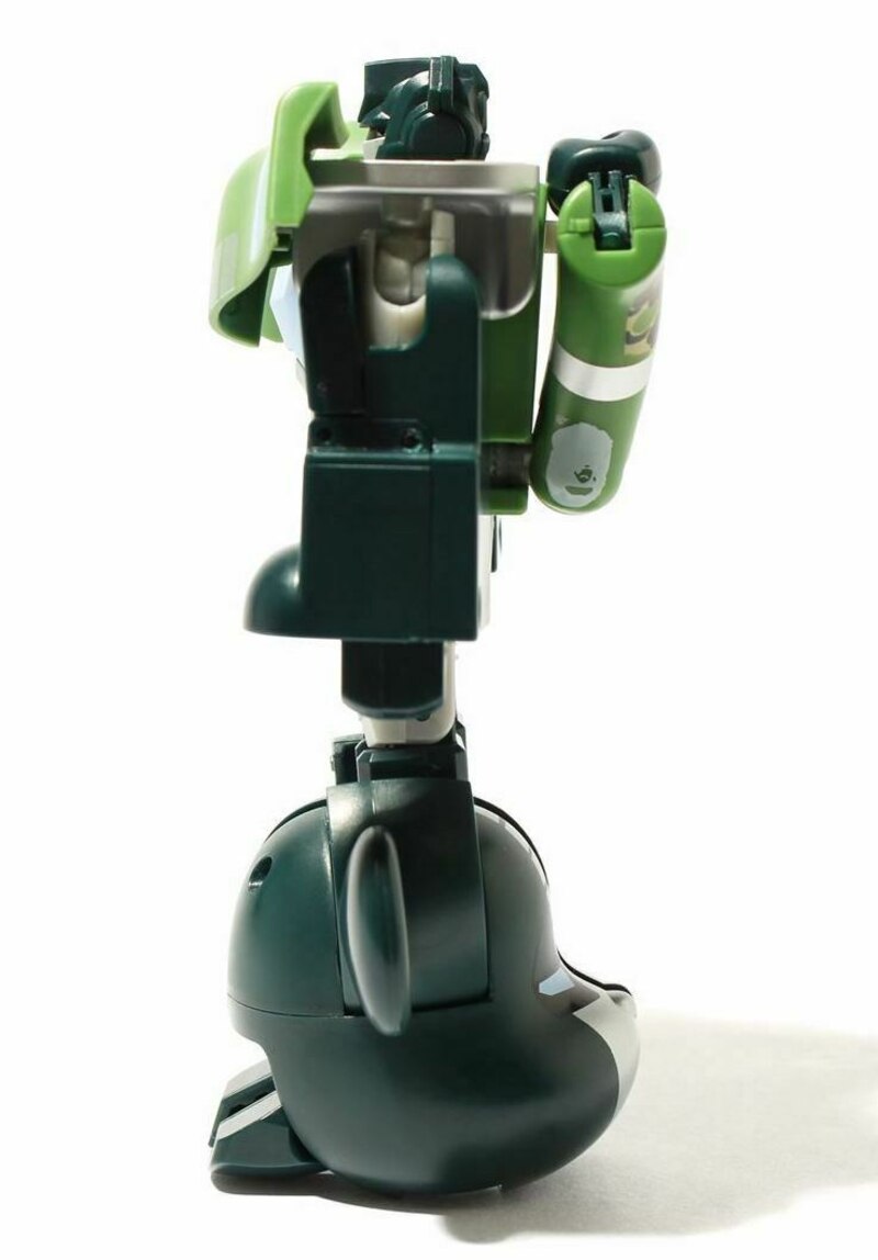 BE@RBRICK x Transformers Optimus Prime Bape Green Exclusive In